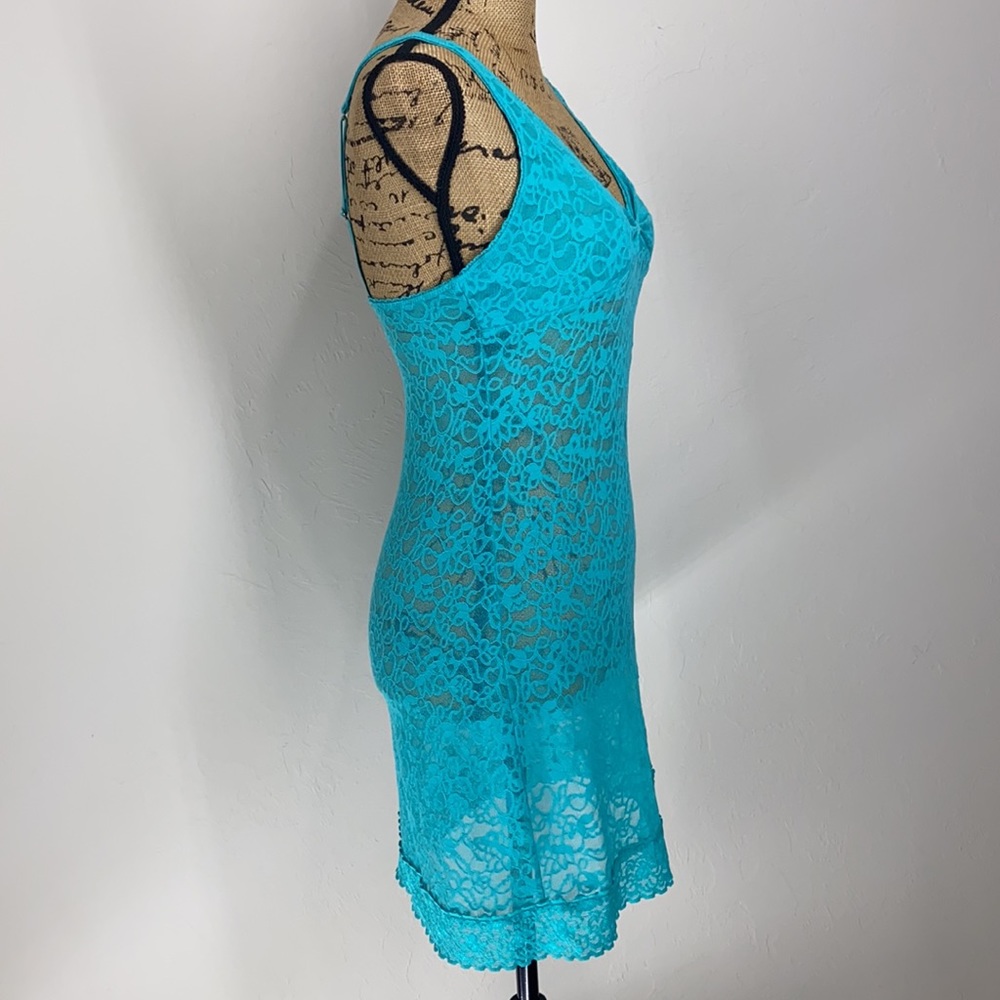 Victoria’s Secret “The Lacie” Aqua Nightie - Picture 6 of 12